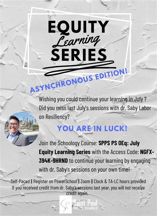 July Equity Learning Series